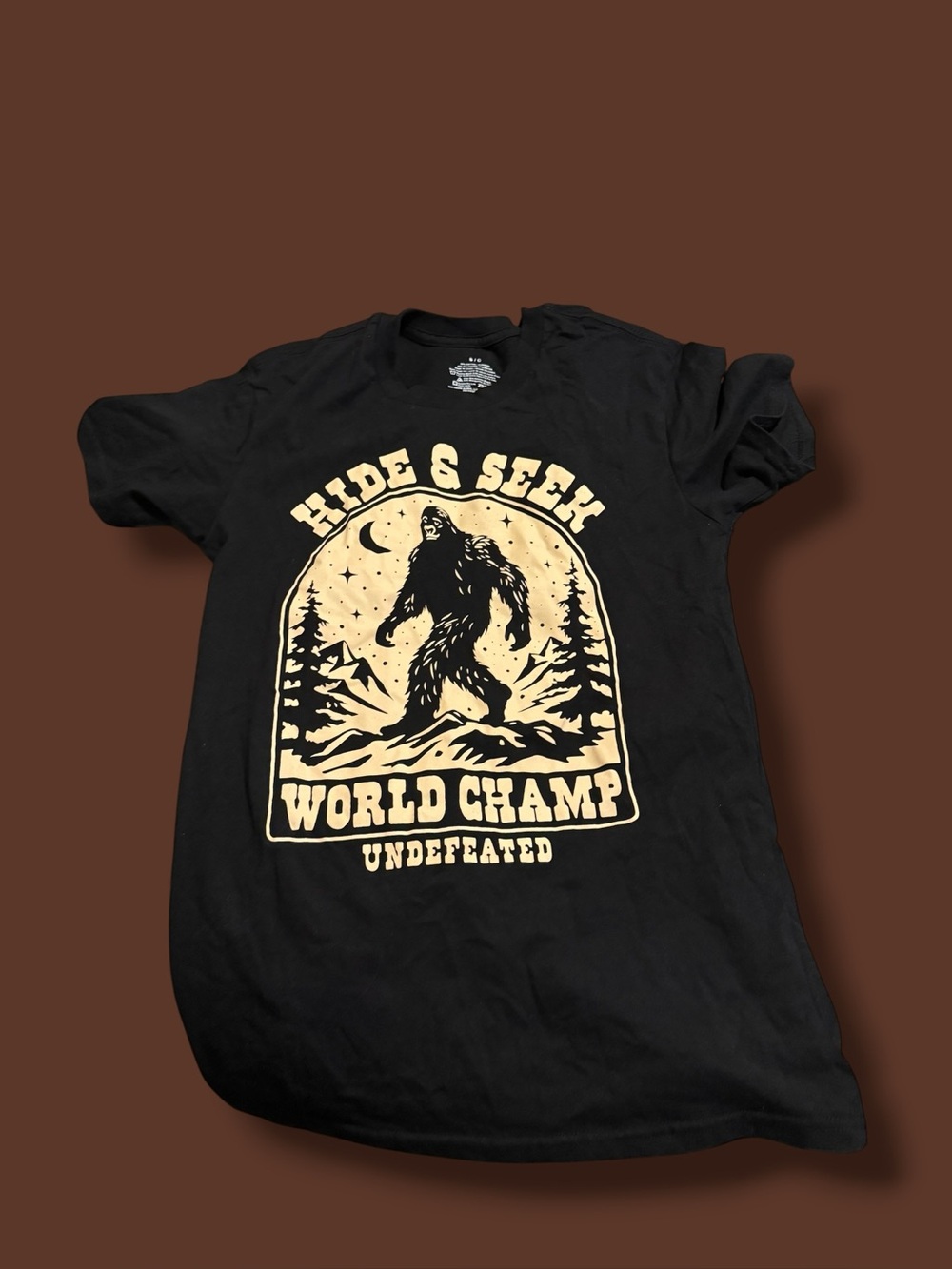 Bigfoot Hide & Seek World Champ Graphic T-Shirt -